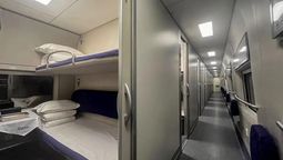 The new sleeper compartments on the Hong Kong-Being-Shanghai high-speed trains.