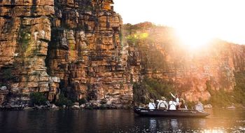 The Silver Explorer will bring cruisers on shore excursions to Australia’s natural wonders, such as King George Falls.