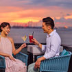 Perched atop The Outpost Hotel, 1-Altitude Coast offers stunning panoramic sea views and vibrant sunsets, perfect for cocktails, relaxation, and unforgettable evenings.