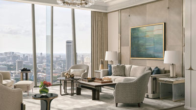 The refurbished Chairman Suite at Marina Bay Sands.