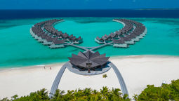 Bold design intersects with island life at Mondrian Maldives.